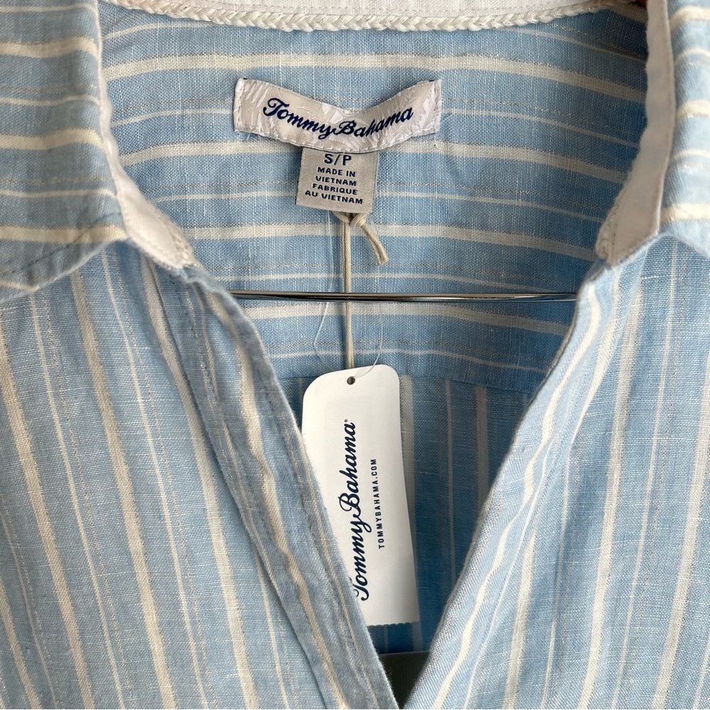NWT Tommy Bahama | California Fizz Linen Shirt - Picture 7 of 11